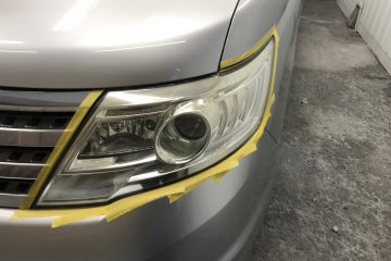町田市 鶴間 鈑金塗装 ㈲鈴木自動車 ヘッドライト 黄ばみ＆クラック（ひび割れ）修理！！